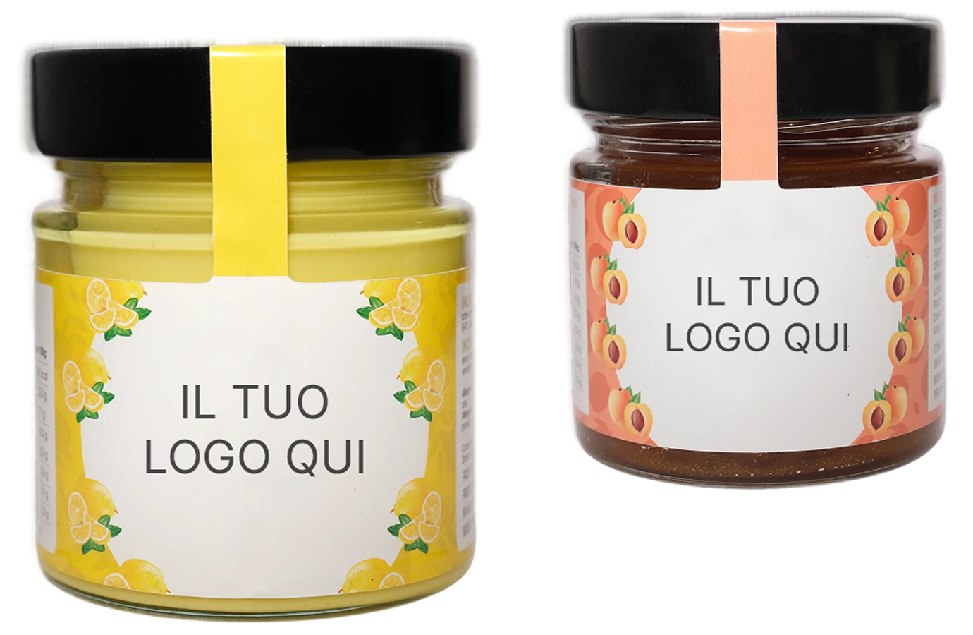 foto con due barattoli con la scritta private label
