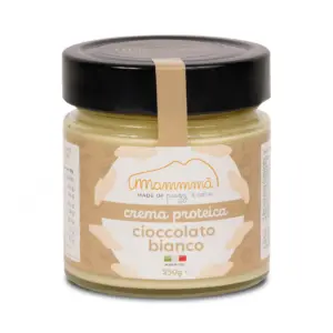 crema proteica cioccolato bianco 250g