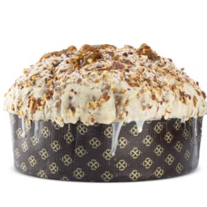panettone con fichi del cilento, uva corinto e mandorle